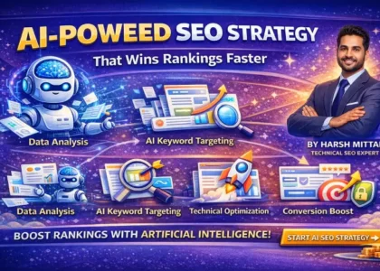 AI-Powered SEO Strategy That Wins Rankings Faster — By Harsh