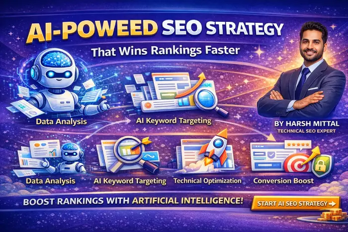 AI-Powered SEO Strategy That Wins Rankings Faster — By Harsh