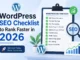 WordPress SEO Checklist to Rank Faster in 2026